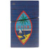 Guam Flag Dark Wood PS5 Slim Disk Console Skin